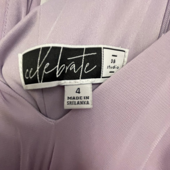 Iris/purple bridesmaid dress - Picture 4 of 4